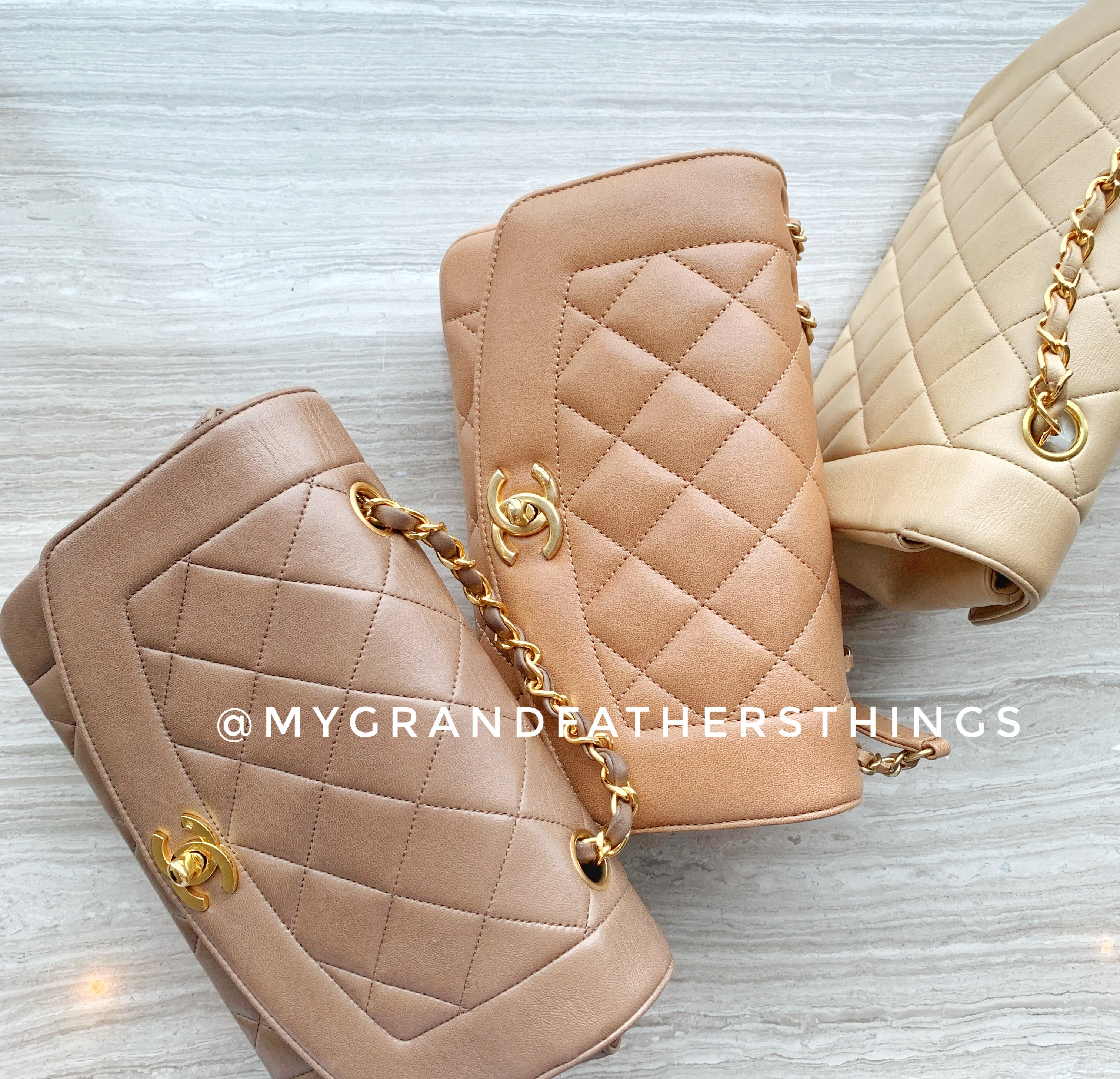 Chanel diana beige Clearance