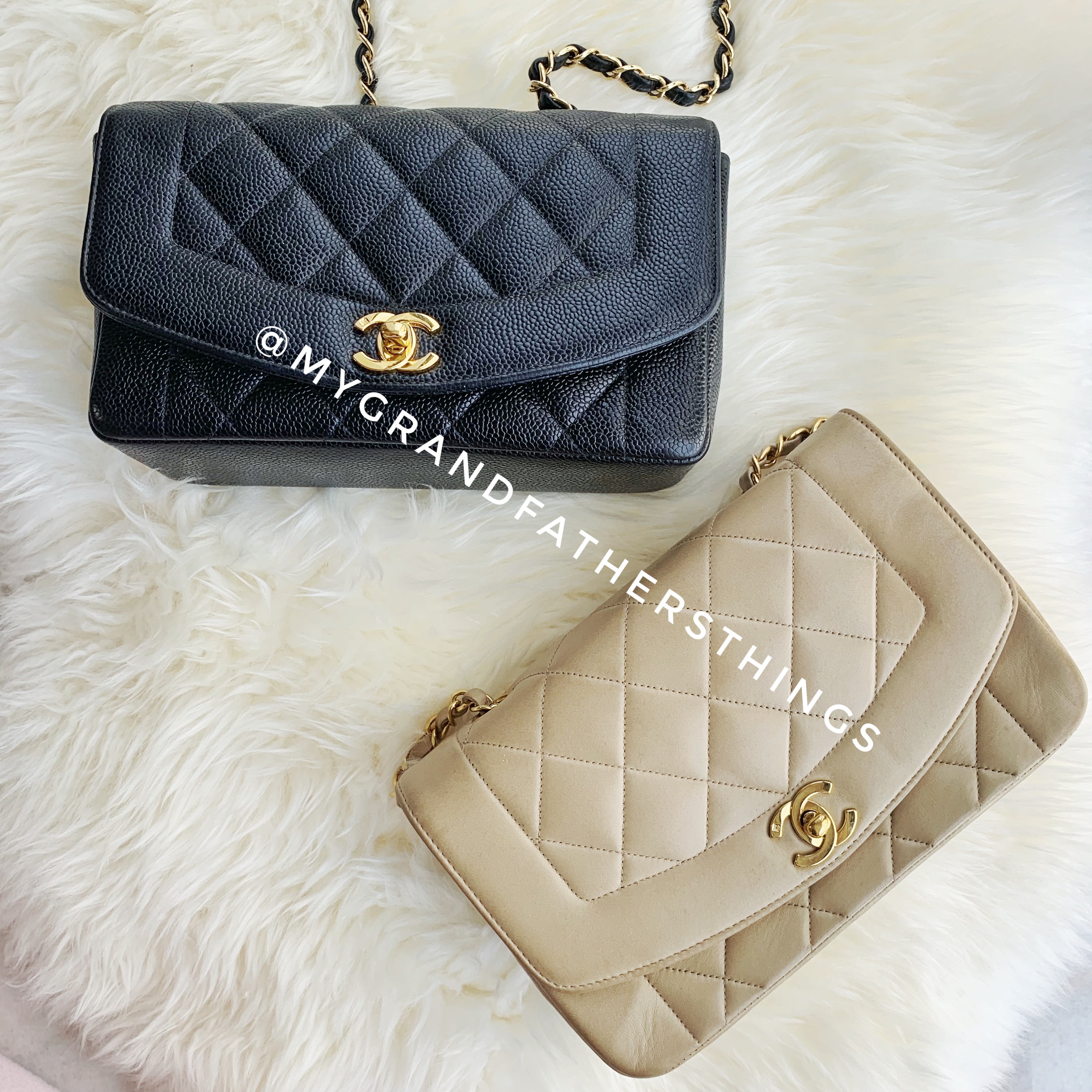 Bangladesh erindringer Strålende Part 1: Chanel Diana Bags: Lambskin or Caviar? – My Grandfather's Things