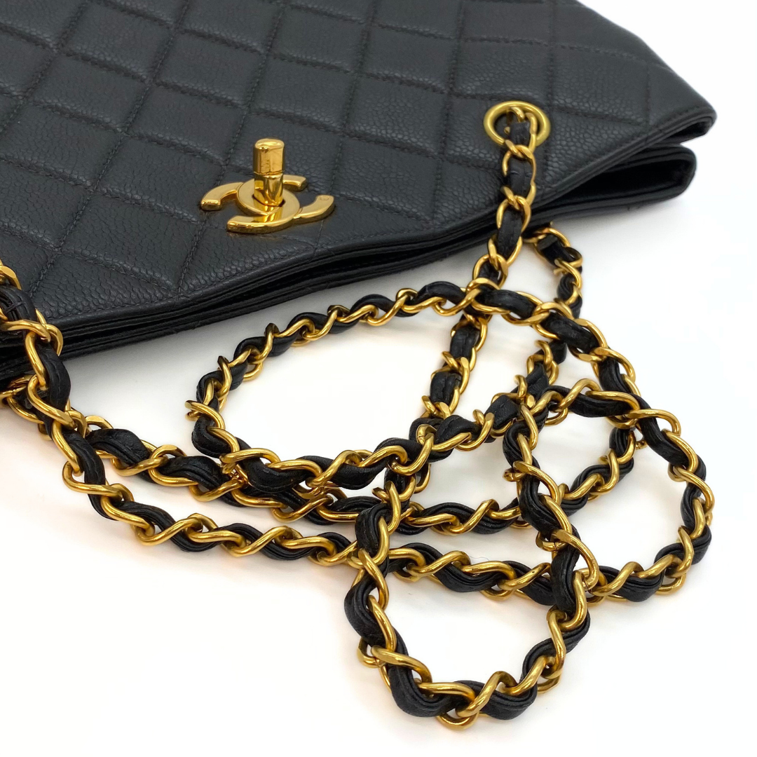 Indira, 4 Series Black Caviar Tote with seal only
