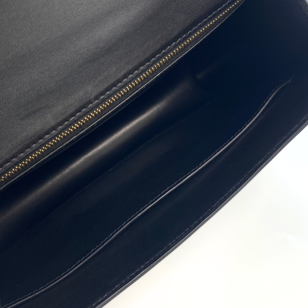 Lumi, 2003 Constance 23 Guilloche Black Boxcalf with stamp □G
