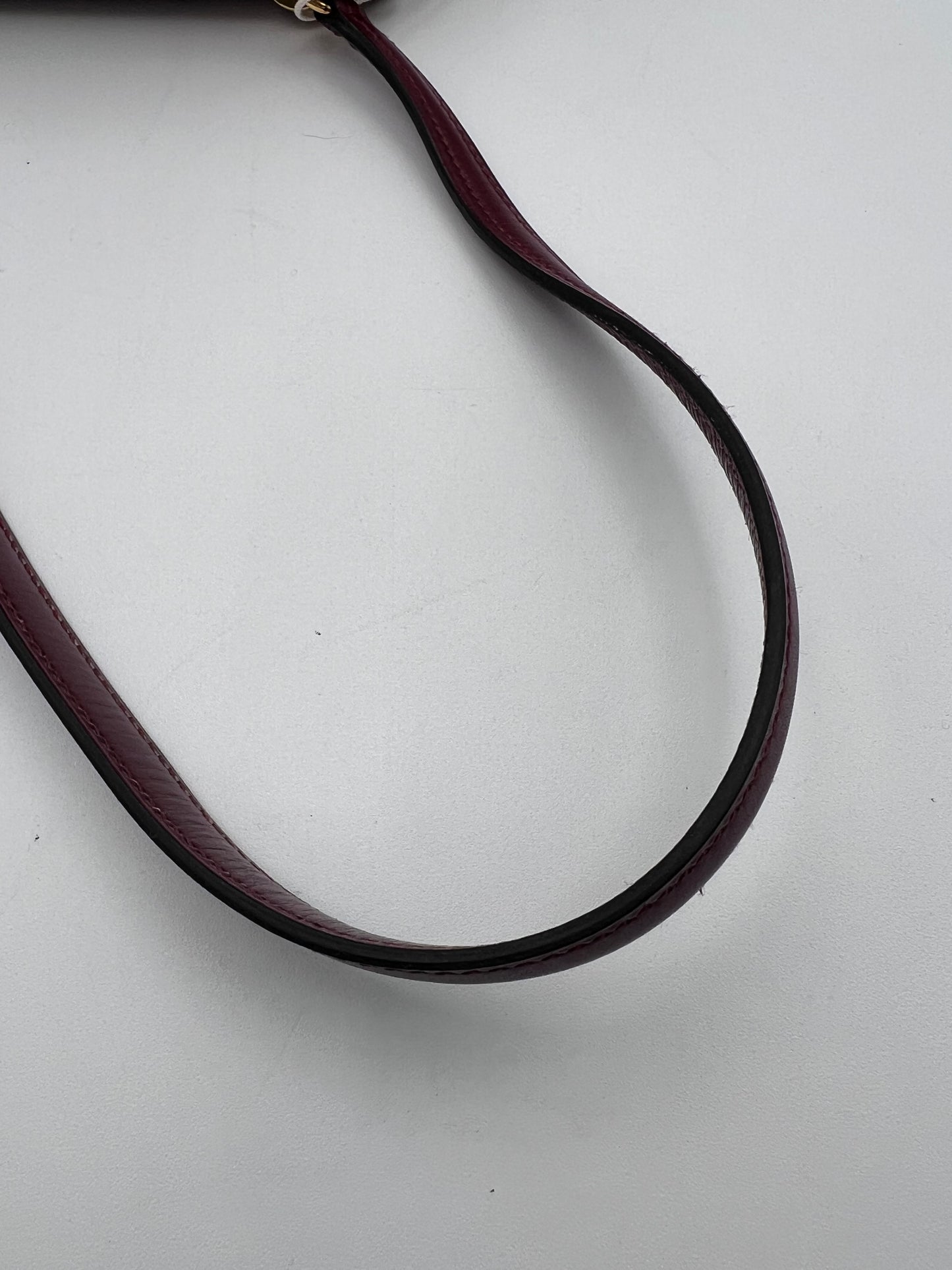 Concon, Vintage Authentic Hermes Kelly 20 Rouge H Short Handle