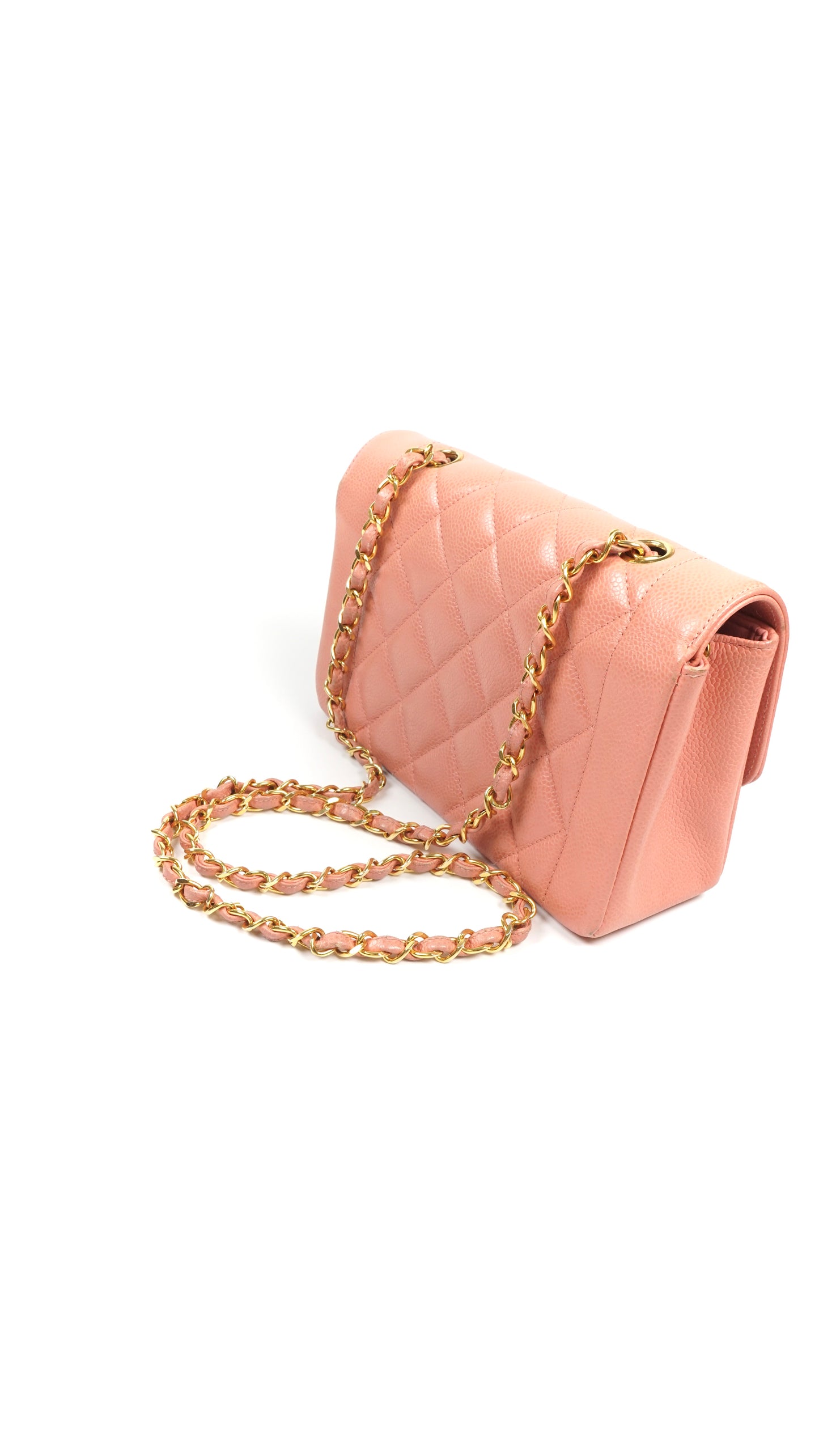 Asher, small Diana Light Pink Caviar with seal only