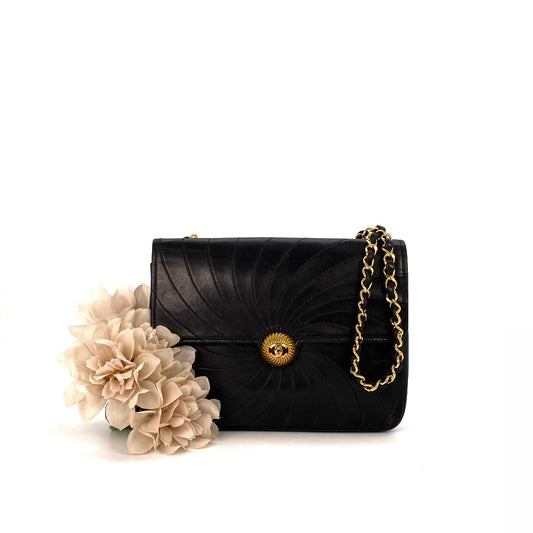 Hunan, Black Lambskin Sundial with no sticker and no card