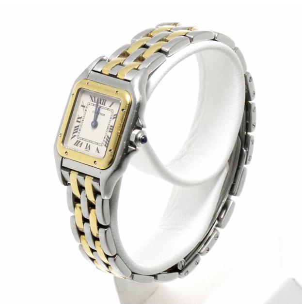 Vintage Authentic Cartier panthere yellow gold quartz