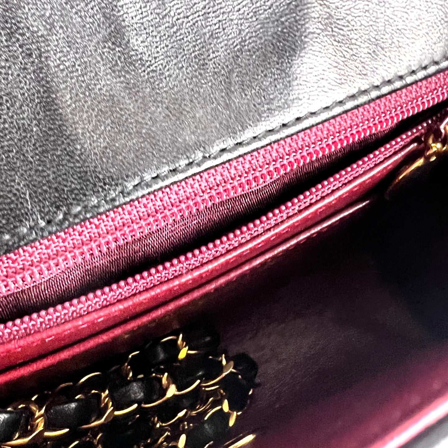 Celeste, 2 Series Square 17cm Mademoiselle Black Lambskin with seal and card