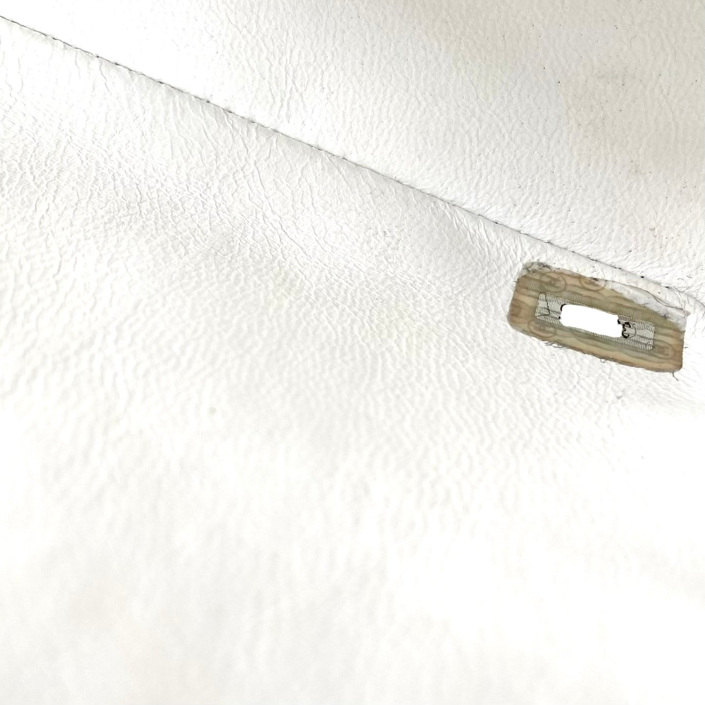 Kiki, 3 Series Medium Diana White Caviar Gold Hardware with seal only