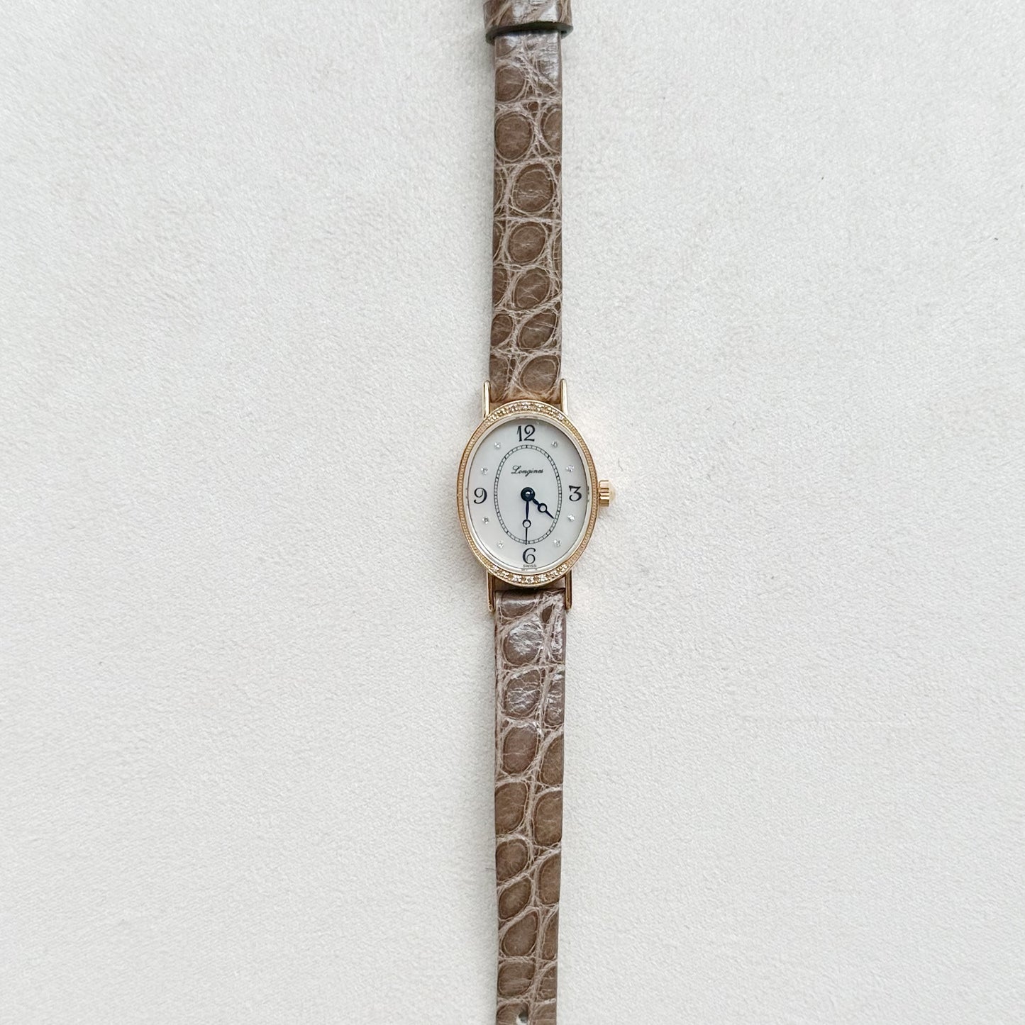 Q - LONGINES1 - Longines L5.182.9 32752465 18K RG MOP