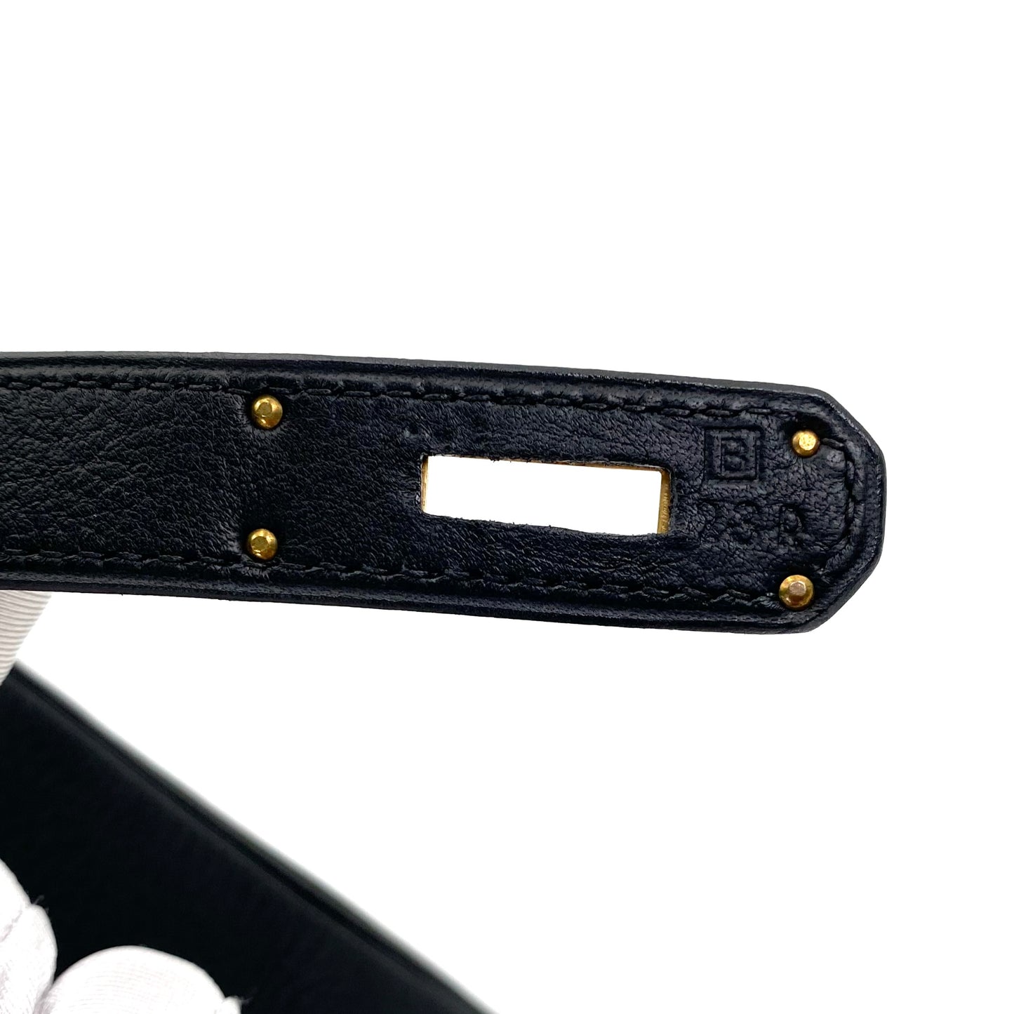 Wendell, 1998 K28 in black evercolor leather GHW retourne with stamp with strap, key, lock and clochette