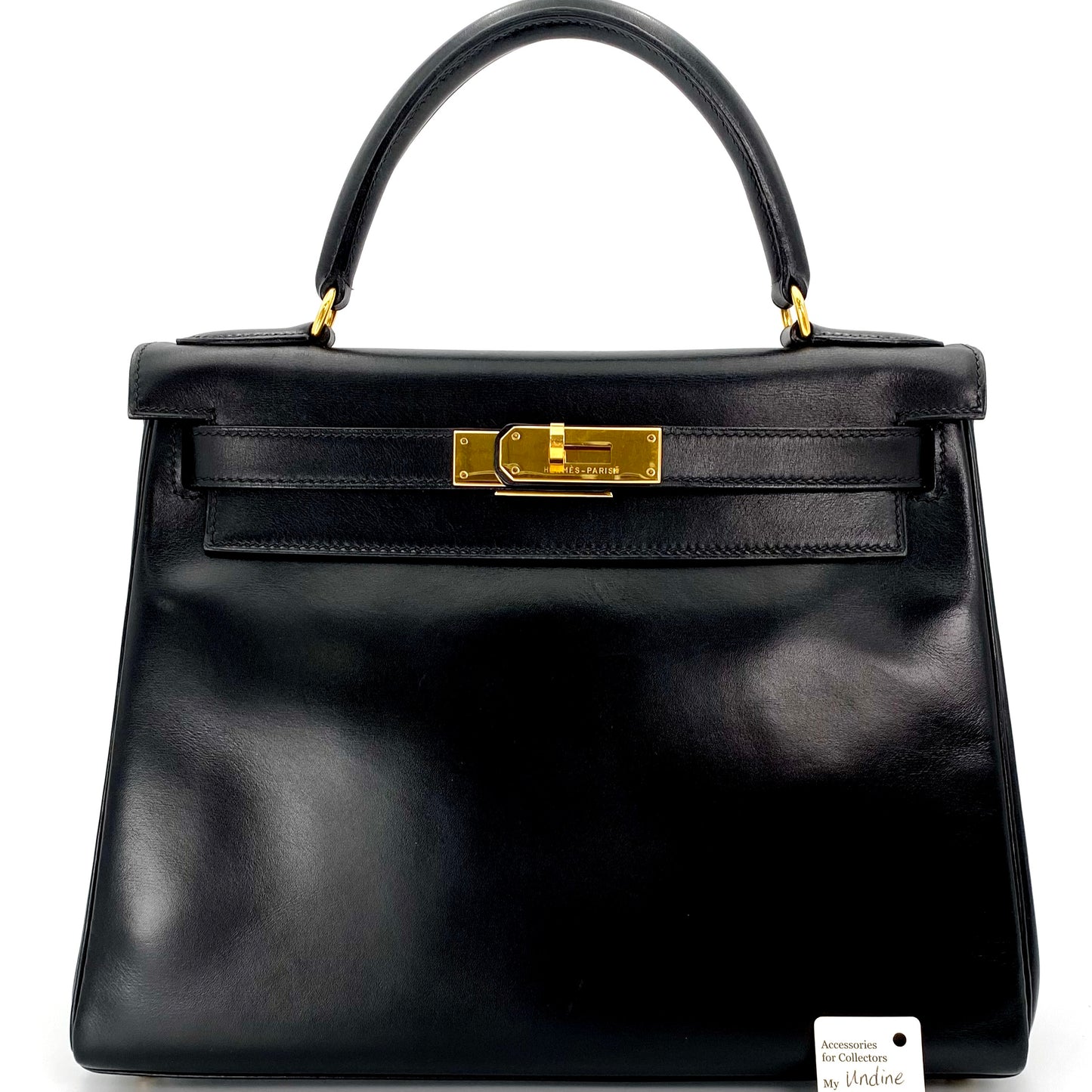Undine, Vintage Authentic Hermes ⭕️Y 1995 kelly 28 black box