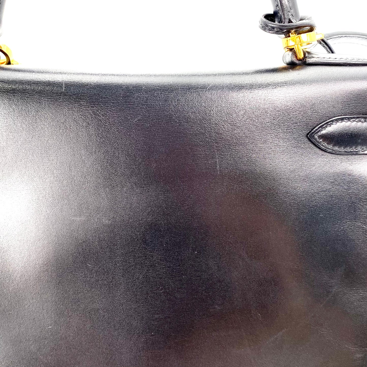 Undine, Vintage Authentic Hermes ⭕️Y 1995 kelly 28 black box