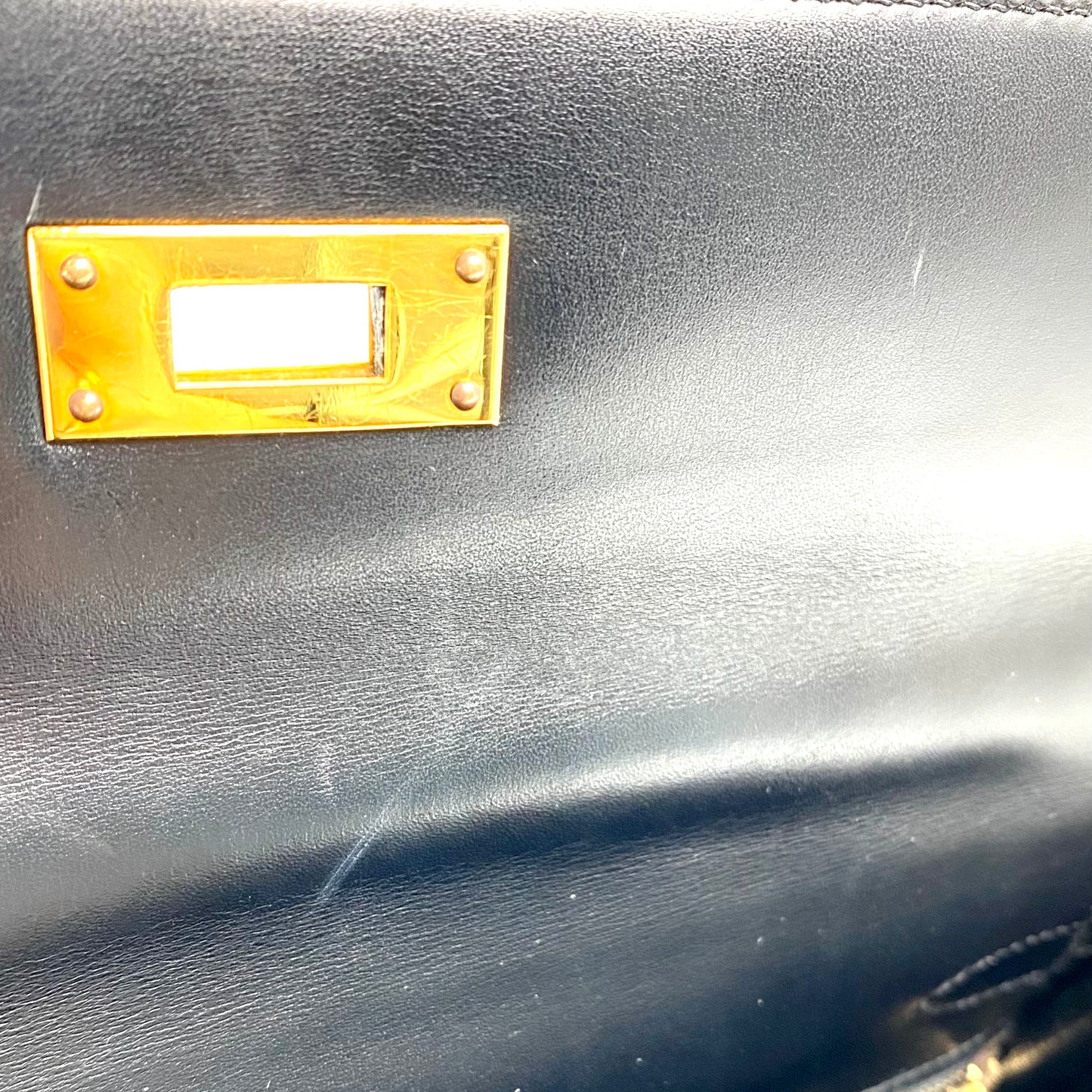 Undine, Vintage Authentic Hermes ⭕️Y 1995 kelly 28 black box