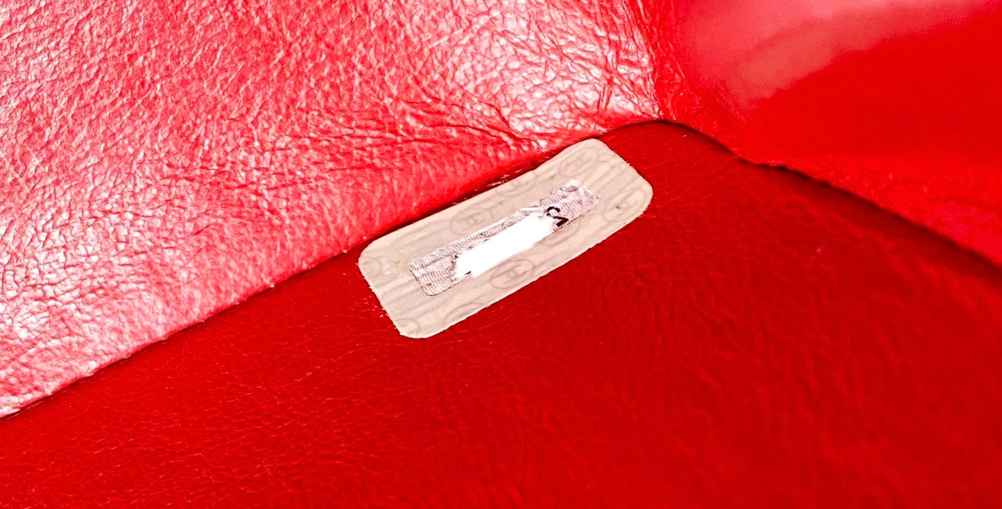 Ulysses, 2 series small red caviar Diana with sticker and card