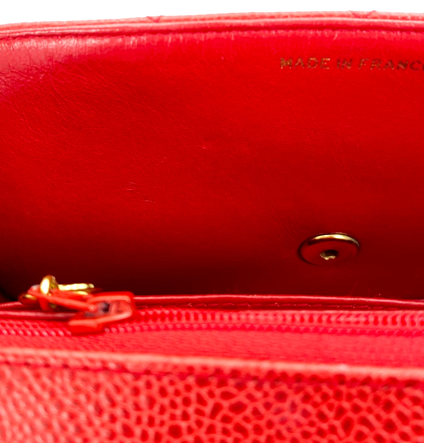 Ulysses, 2 series small red caviar Diana with sticker and card