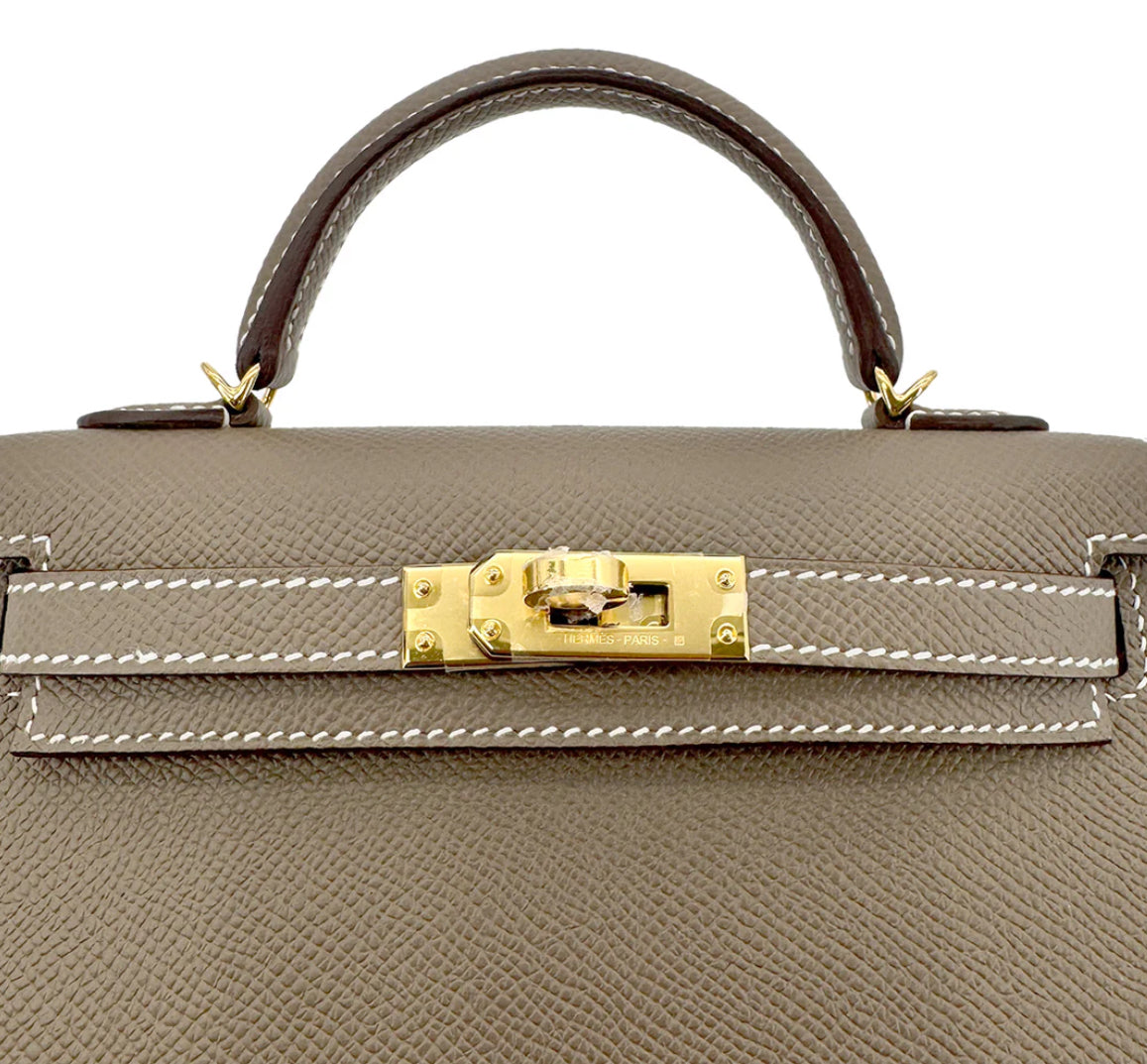 Mini Kelly 20 Sellier Eutope Veau Epsom