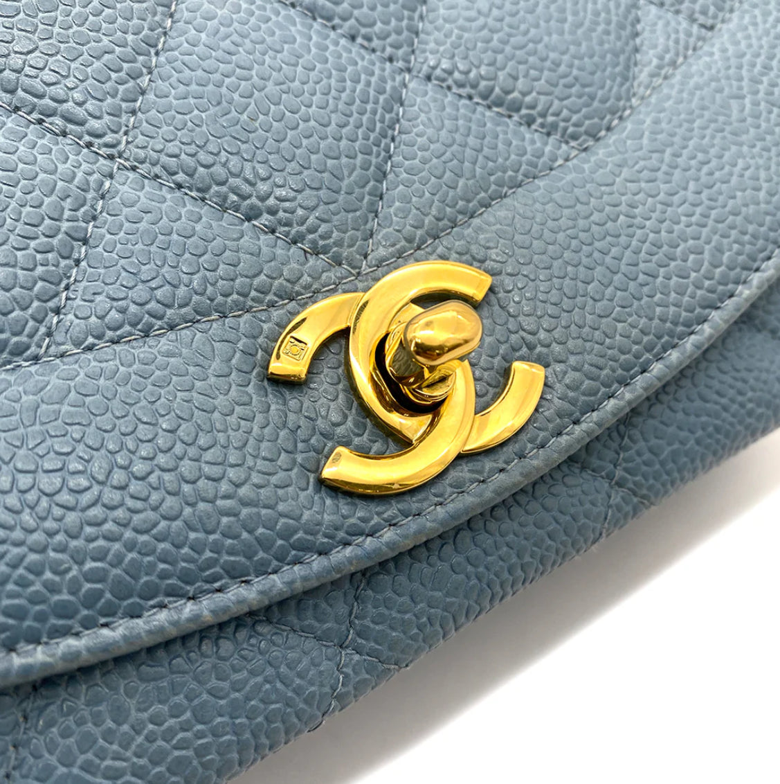 Choejor, 3 Series Small Diana Blue Caviar with seal and card