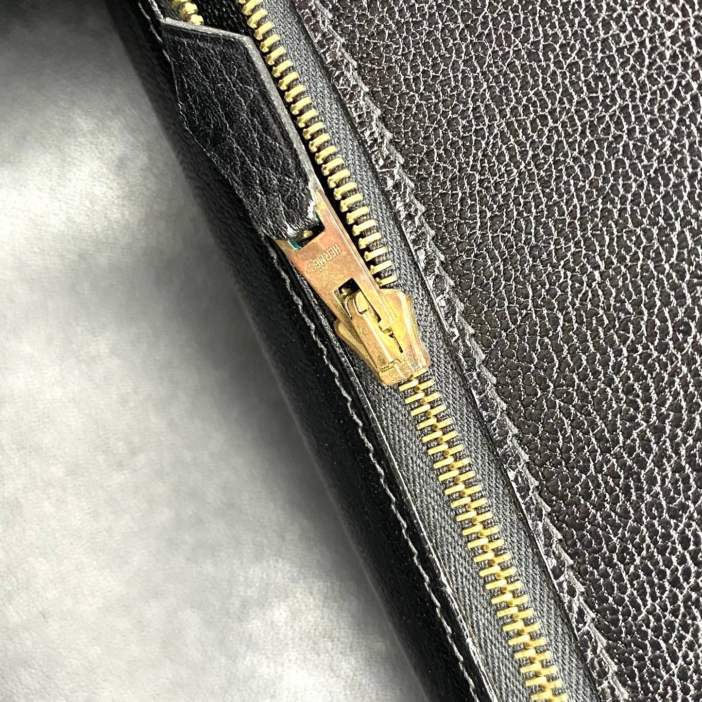 Alden, 2000 Birkin 35 Black Ardennes Gold Hardware with stamp □D