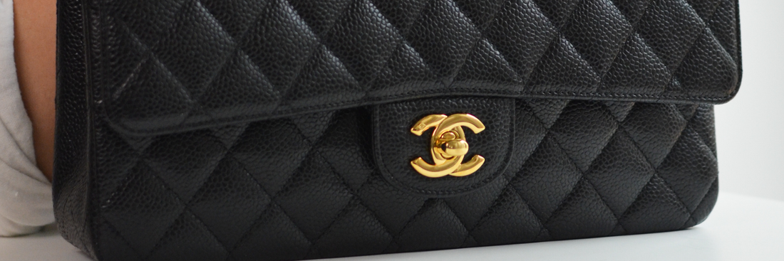 An ode to Chanel caviar leather