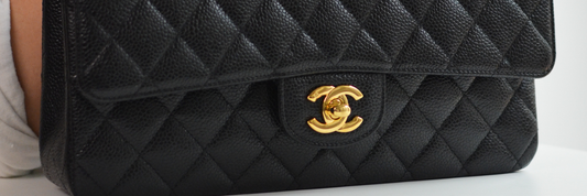 An ode to Chanel caviar leather