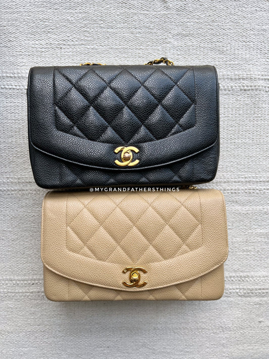 Part 1: Chanel Diana Bags: Lambskin or Caviar? – My Grandfather's Things