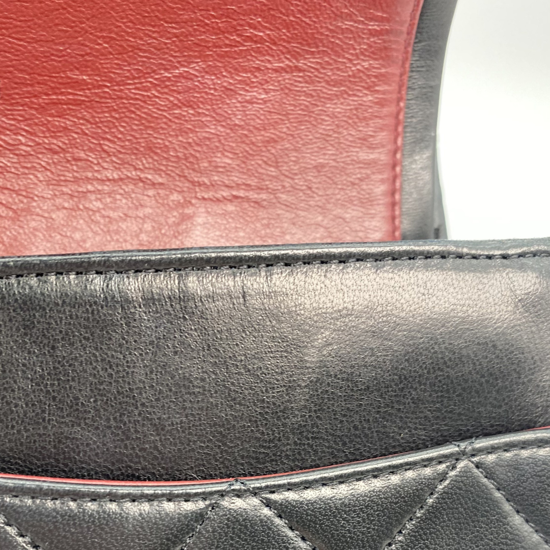 Bodhi, 0 Series Medium Classic Flap Black Lambskin with seal and card