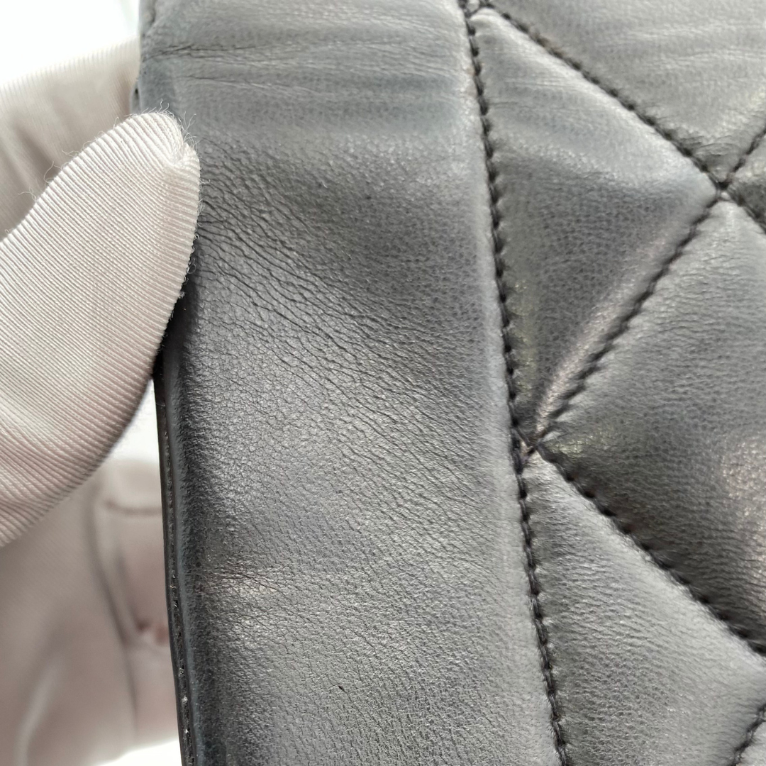 Solon, 3 Series Small Diana  Black Lambskin with seal only