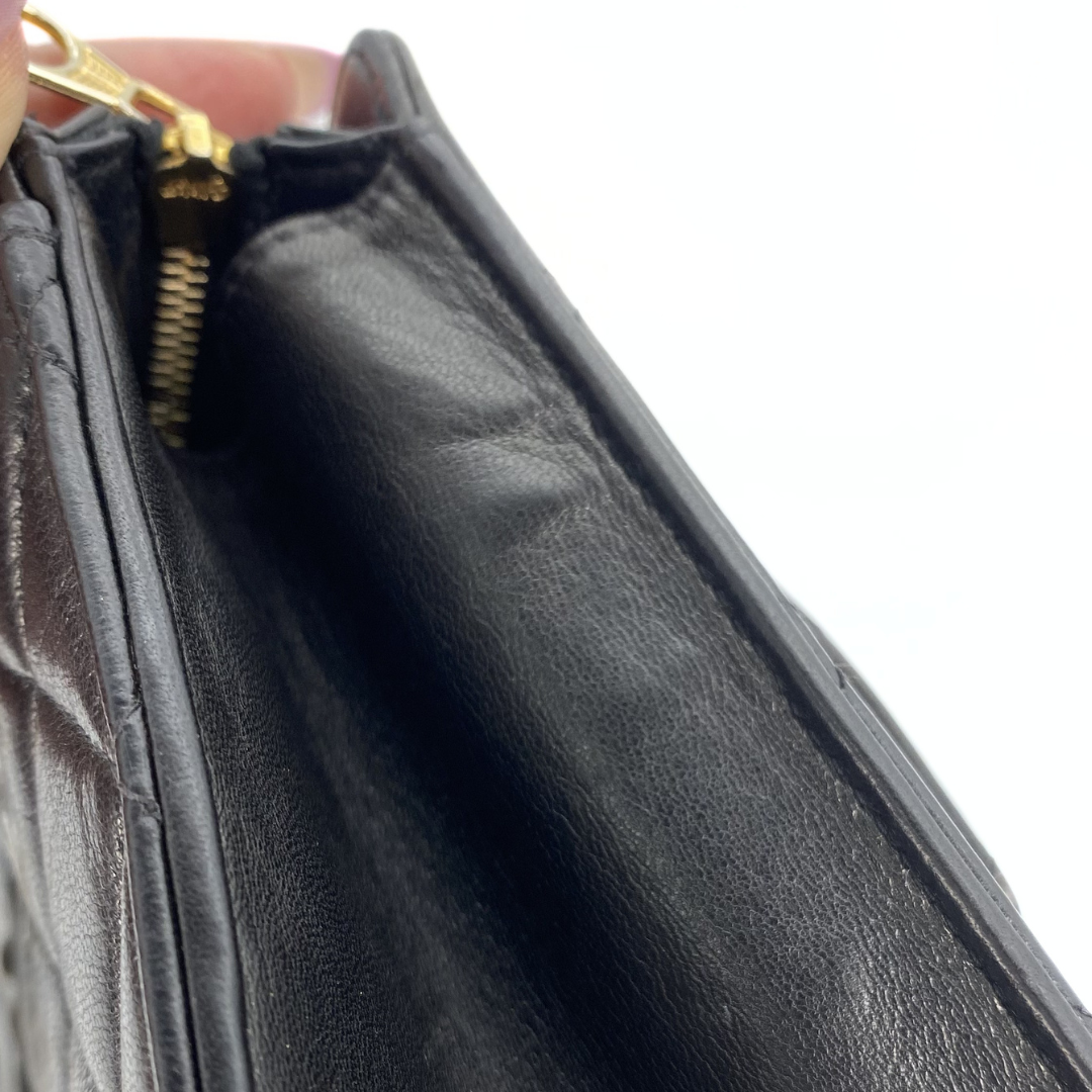 Otto, 4 Series Black Lambskin Envelope Pocket Flap with seal only