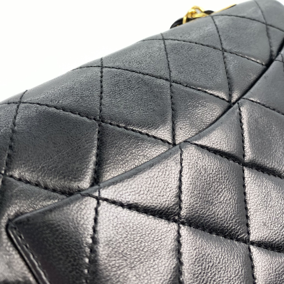 Alora, 0 Series Mini Square 17cm Black Lambskin with seal and card