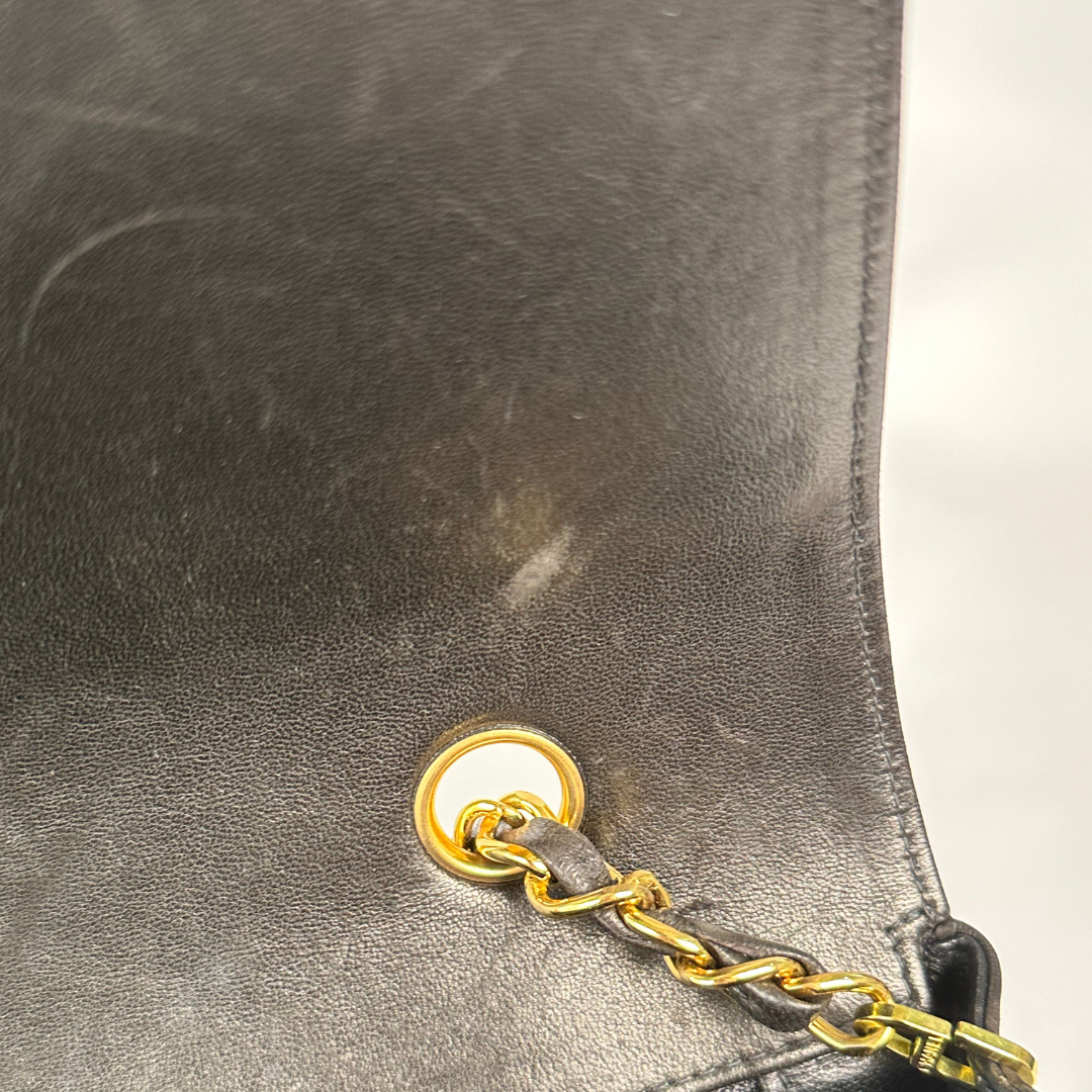 Pioco, 4 Series Small Diana Black Lambskin with seal and card