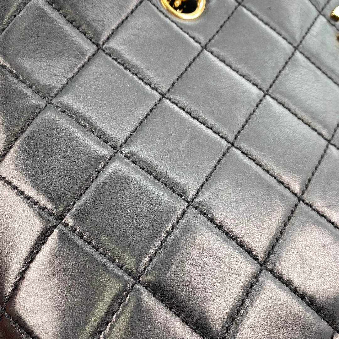 Sushma, 6 Series Tote Black Lambskin with Bijoux Chain with seal and card