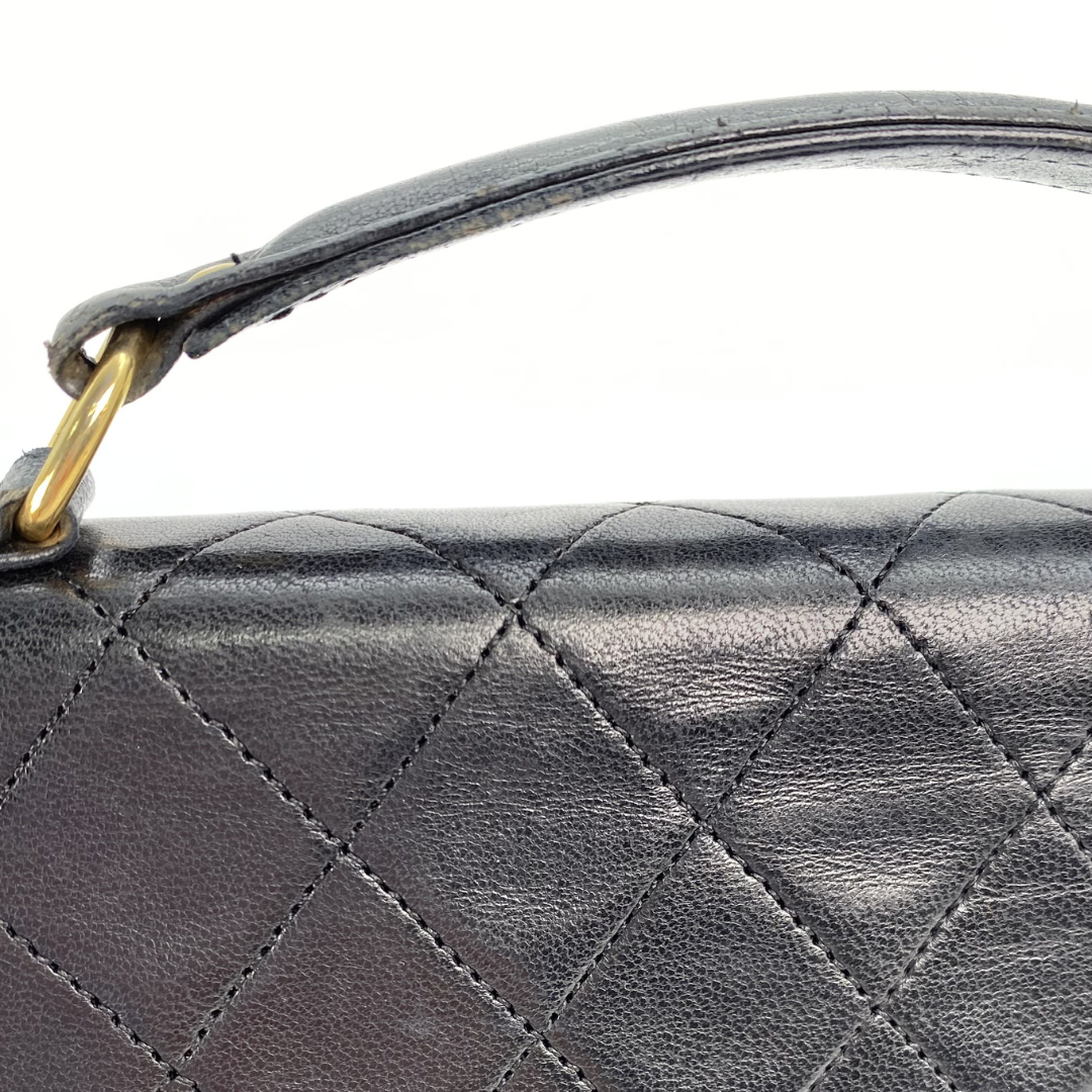 Aramis, 0 Series Matelasse Black Lambskin with seal only