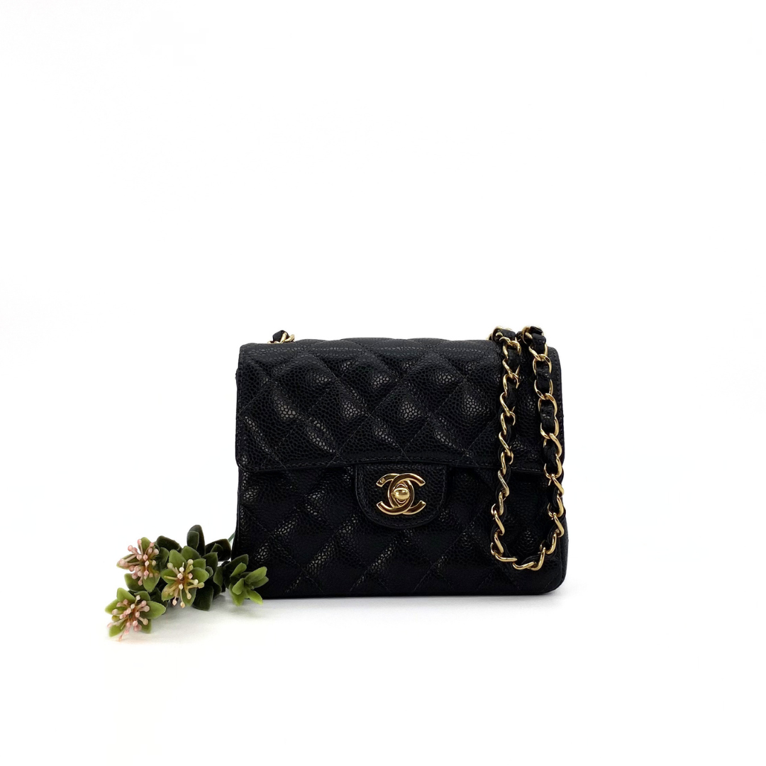 Gael, 9 Series Mini Square 17cm Black Caviar with seal and card
