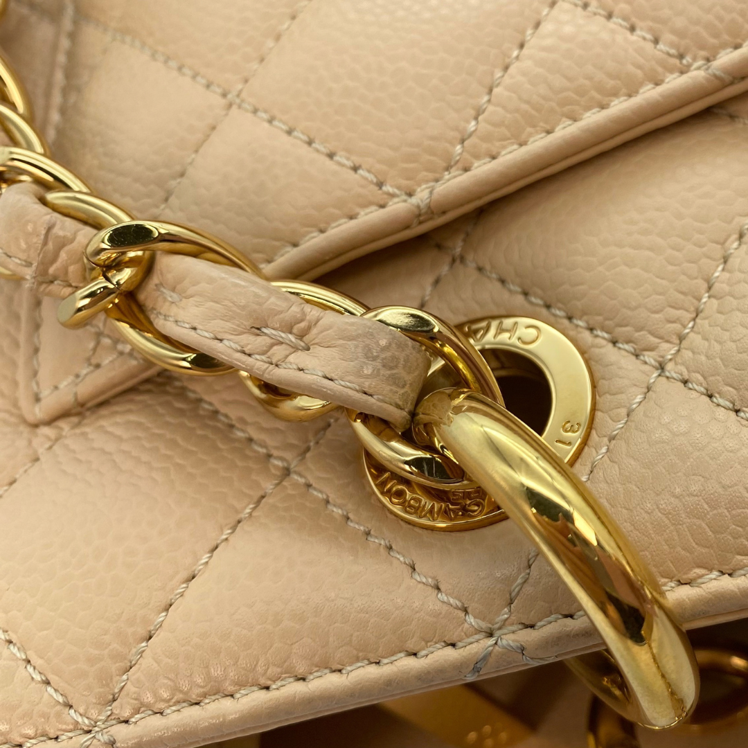 Chiyo, 16 Series GST Big Coco Beige Caviar with seal and card