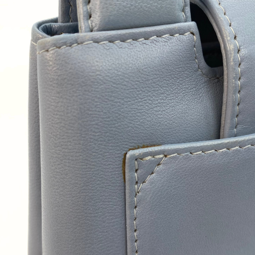 Helma, 5 Series Kelly Light Blue Lambskin with seal only