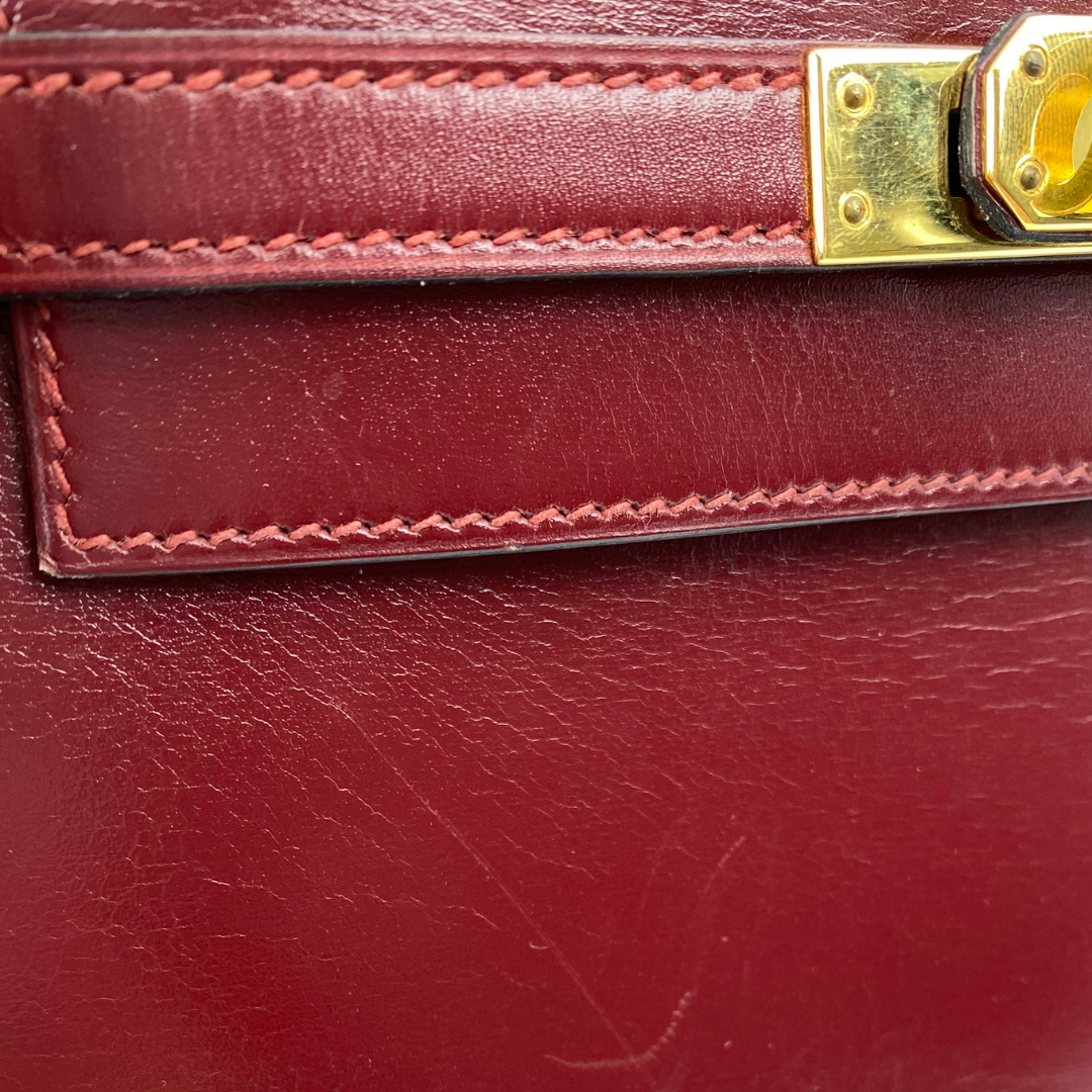 Manju, vintage Kelly 20 Rouge H Box stamp is not clear