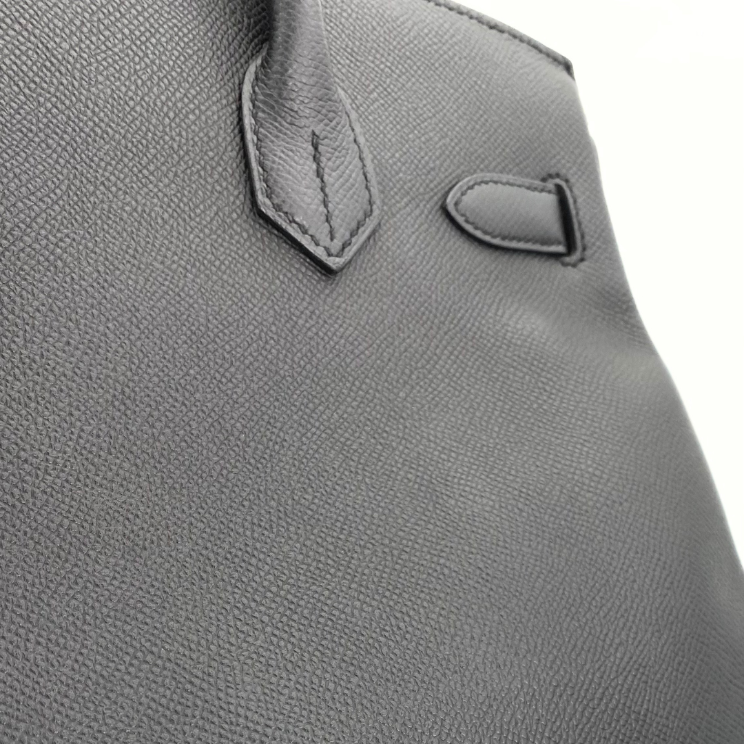 Neoma, 2016 Birkin 30 Black Veau Epsom Palladium Hardware with stamp X