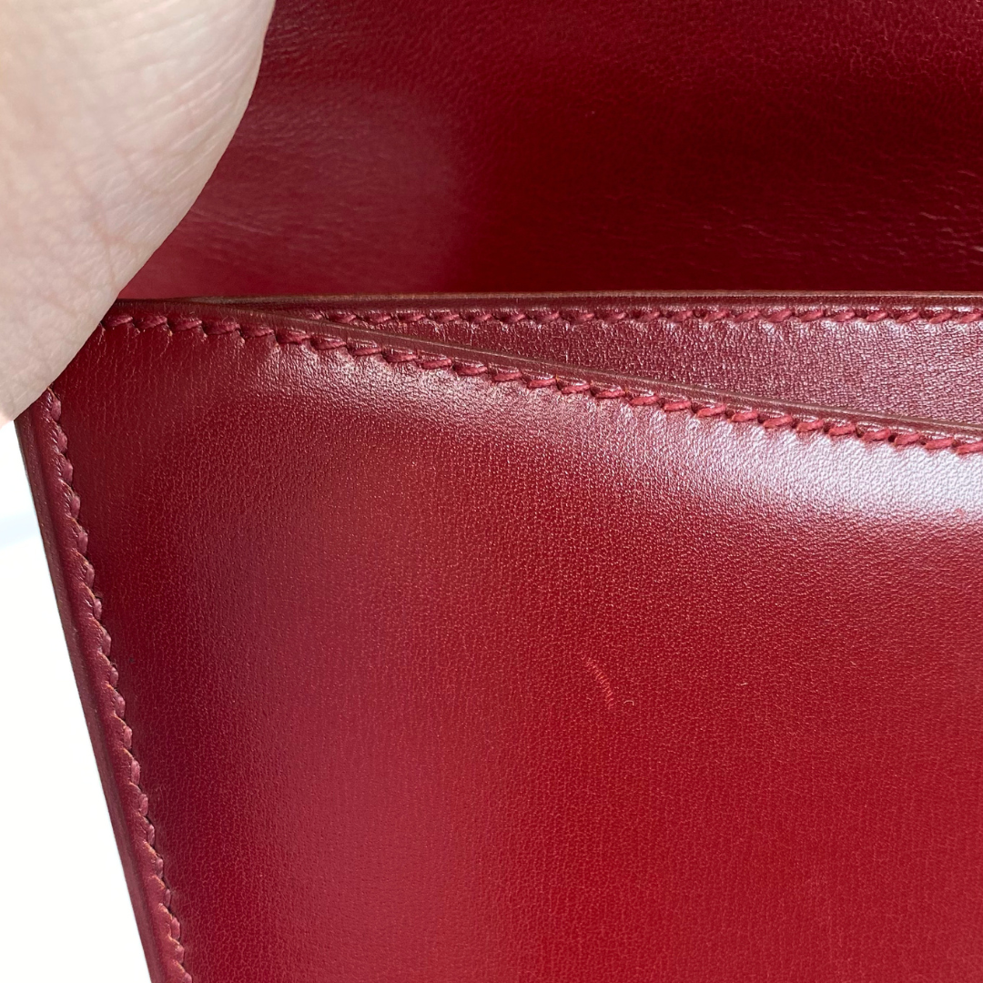 Kamala, 1992 Frégate Boxcalf Rouge H with stamp 〇V
