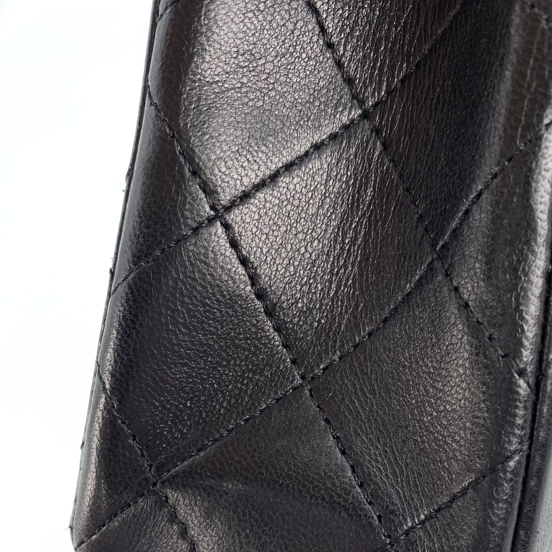 Alora, 0 Series Mini Square 17cm Black Lambskin with seal and card