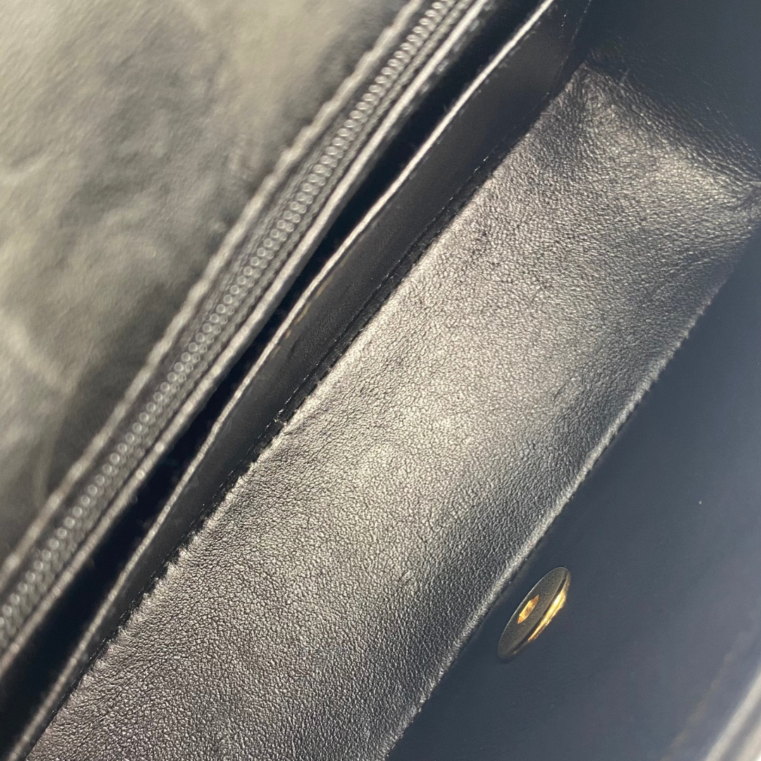 Kalina, 4 Series Small Diana Black Lambskin with seal and card