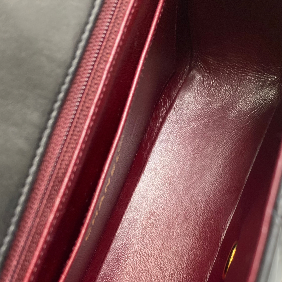 Issei, 2 Series Small Diana Black Lambskin with seal and card