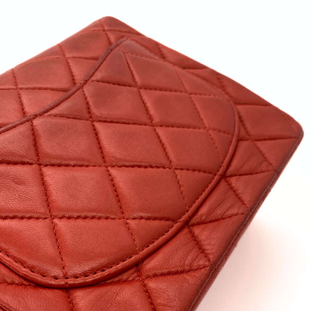 Lola, 6 Series Mini Square 17 Red Lambskin with seal only