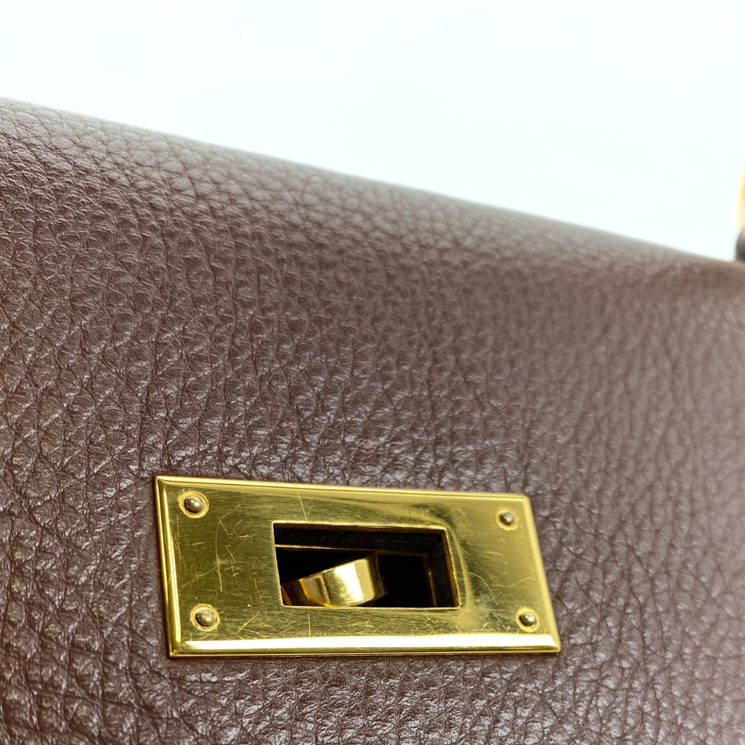 Tsubasa, 2000 Kelly 35 Retourne Marron Fonce Togo with stamp □D