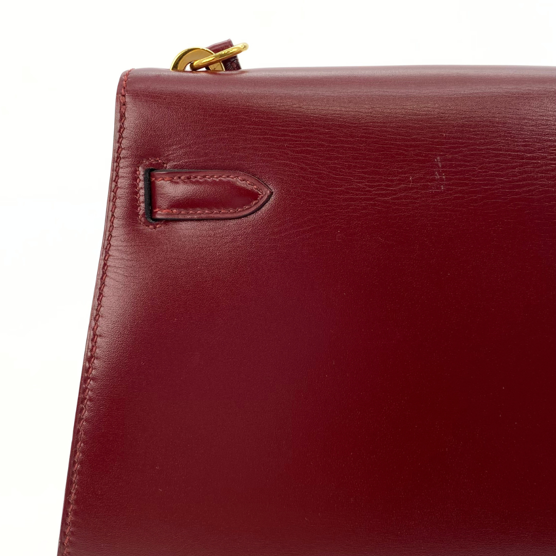 Manju, vintage Kelly 20 Rouge H Box stamp is not clear