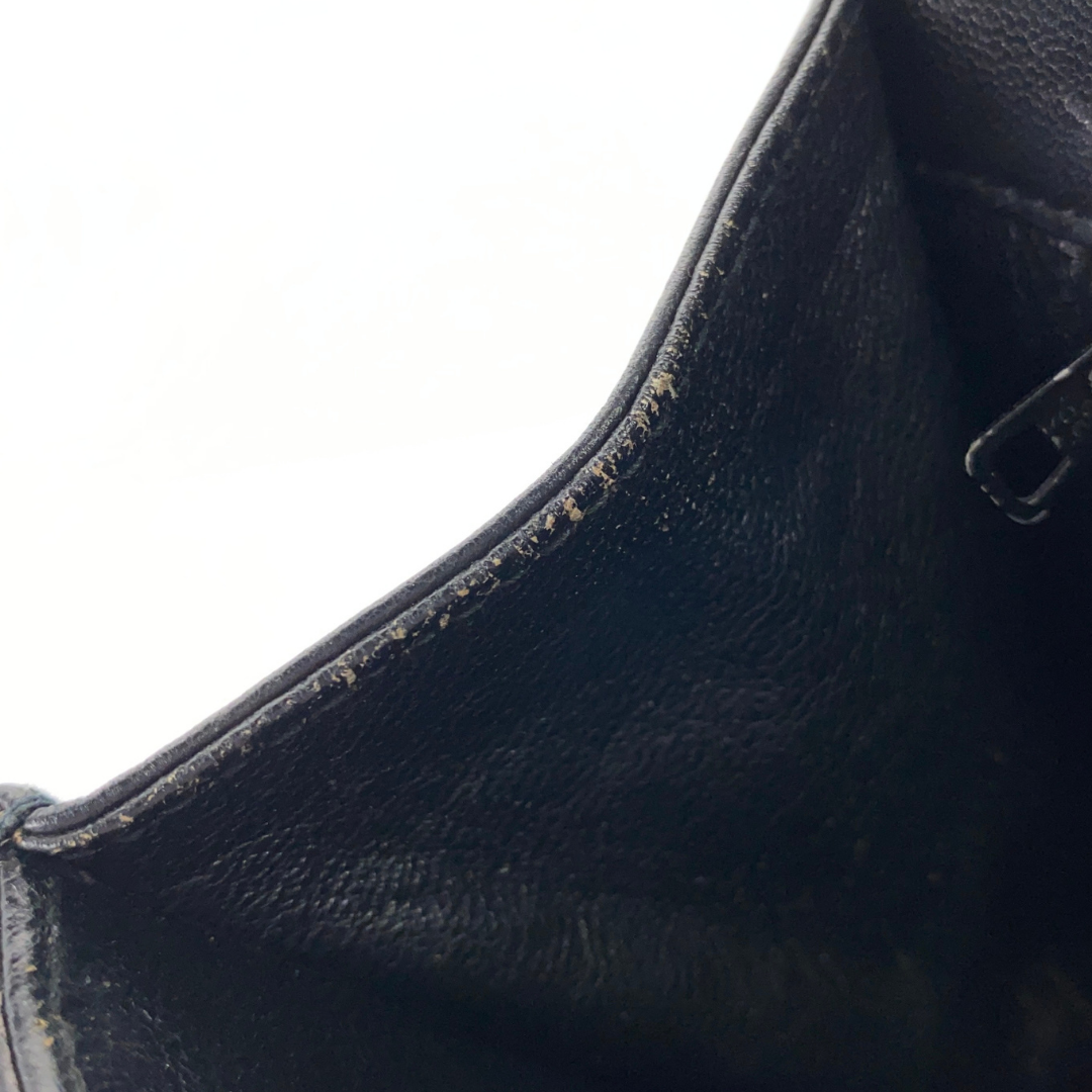 Ritsu, 1 Series Matelasse Black Lambskin with seal and card
