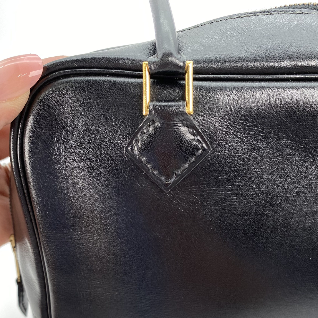 Caio, 1993 Mini Plume Black Boxcalf with stamp 〇W