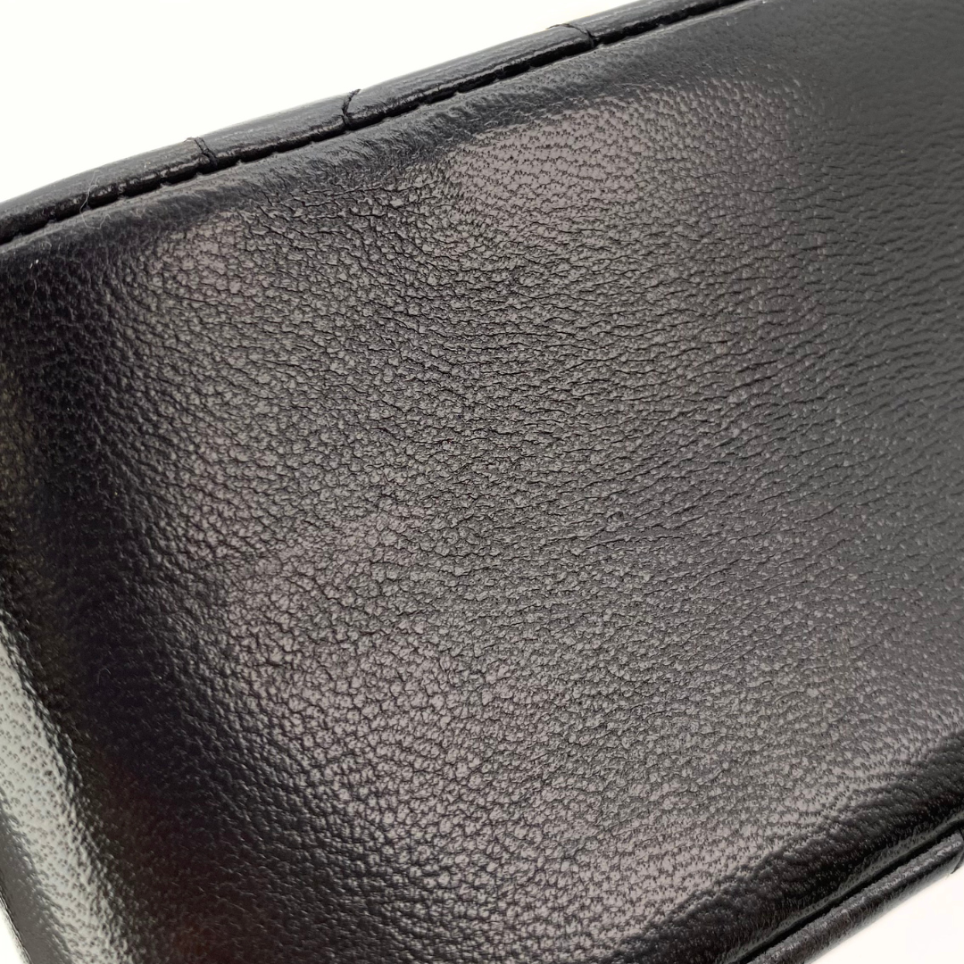Sergey, 2 Series Small Diana Black Lambskin with seal and card