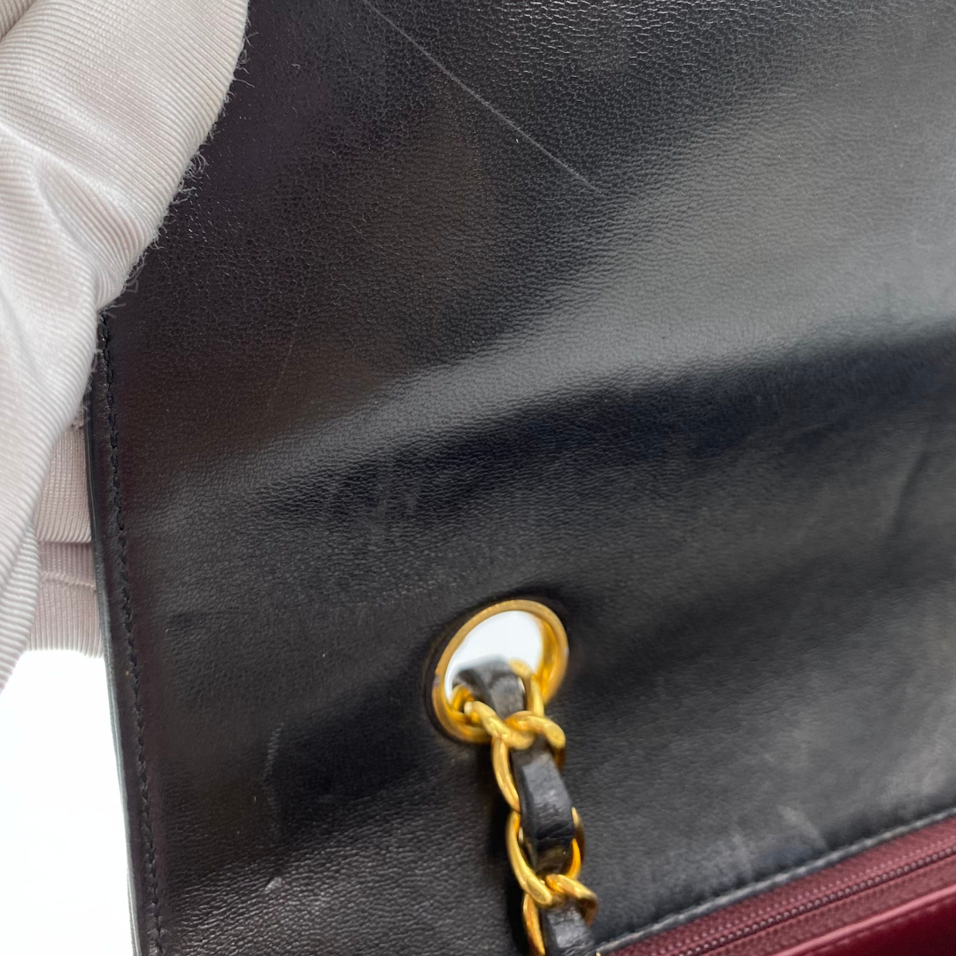 Sergey, 2 Series Small Diana Black Lambskin with seal and card