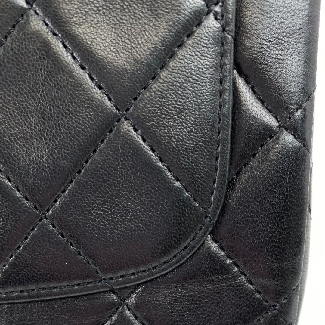 Tsubaki, 1 Series Mini Square 17cm Black Lambskin with seal and card