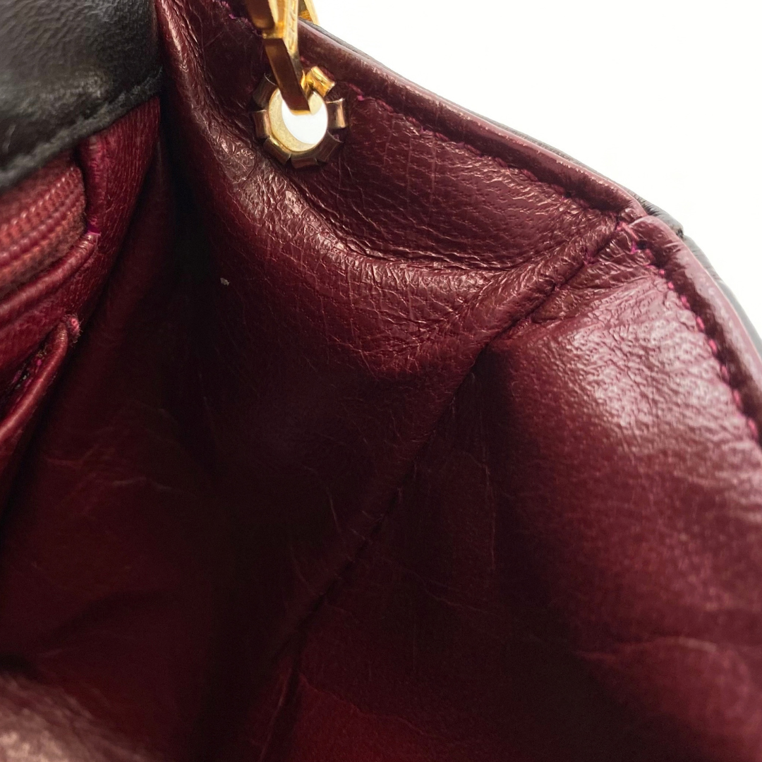 Lori, 2 Series Bijoux Chain Black Lambskin with seal only