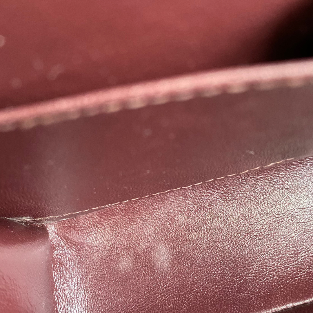 Rune, 5 Series Medium Classic Flap Bordeaux Lambskin with seal only