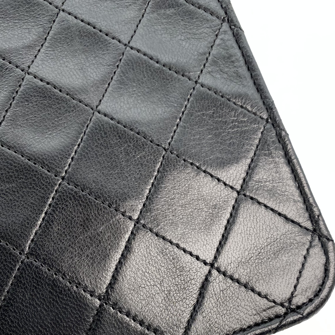 Aramis, 0 Series Matelasse Black Lambskin with seal only